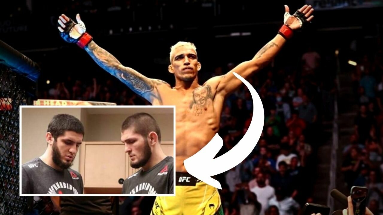Charles Oliveira goes off on Islam Makhachev Says "Calm down, dad is coming"