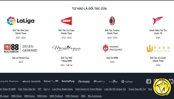 link chuẩn của m88