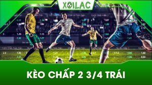 Kèo chấp 2 3/4 trái là gì? Cách tính tiền kèo 2 3/4 cụ thể