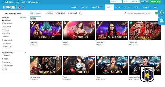 Fun88 với sảnh cược chất lượng và dealer xinh đẹp